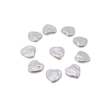 Best quality heart shape baroque imitation pearls bulk