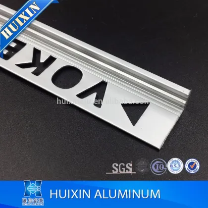 Foshan tile decor trim Matt bronze tile decor trim 6063 tile leveling clips