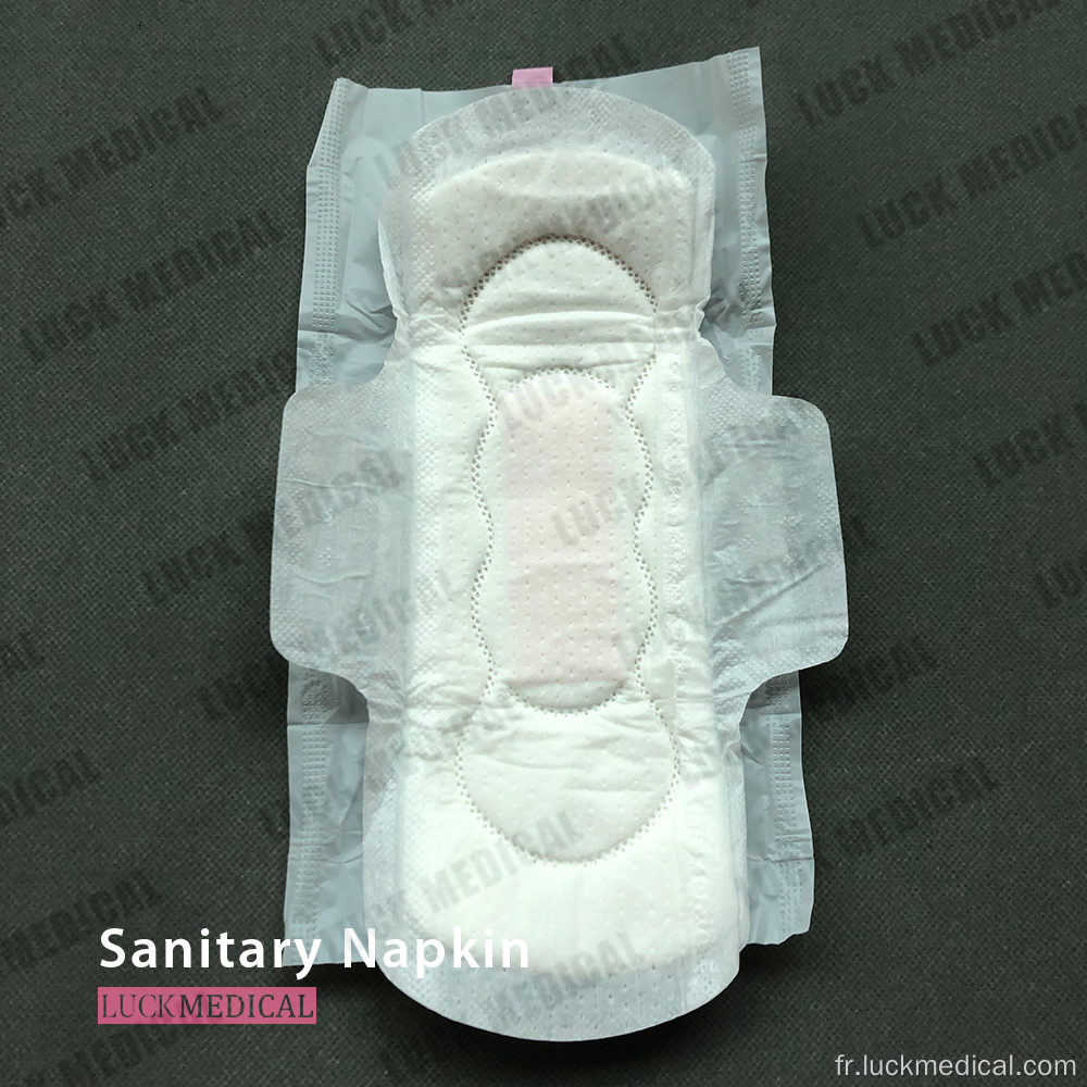 Serviette hygiénique en coton super absorbant