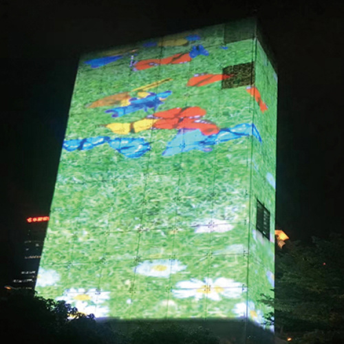 transparent LED media facade led display screen