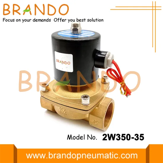 2W350-35 1-1/4'' NC Diaphragm Water Brass Solenoid Valve