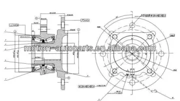 Wheel Bearing & Hub Bearing for Chevrolet GMC 515041 BR930406 15991989