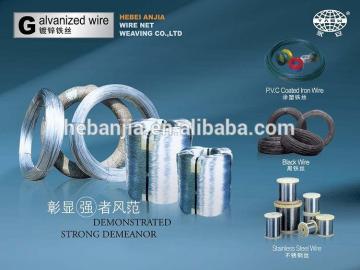 Hebei Anjia hot dipped galvanized steel wire (ISO9001 factory)