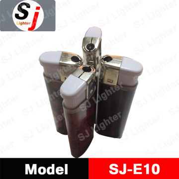 Plastic lighter with PVC wrap