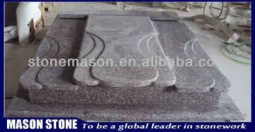 tombstone traditional granite europe engraving hot sale