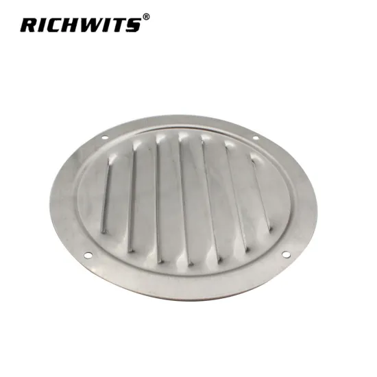 Marine hardware 316 stainless steel boat RV ventilation round air louvered vent 4 inch 5 inch