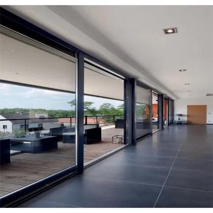 BTL Thermal Break Aluminum 4 Panel Sliding Door