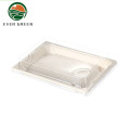 Eco-friendly biodegradable food container for sushi packing