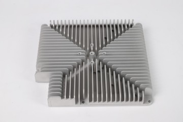 Aluminum alloy radiator with good heat dissipation