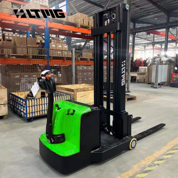 1 Ton to 1.5 Ton Electric Pallet Stacker with CE Approval and LTMG 1.6M-3M Lift Height