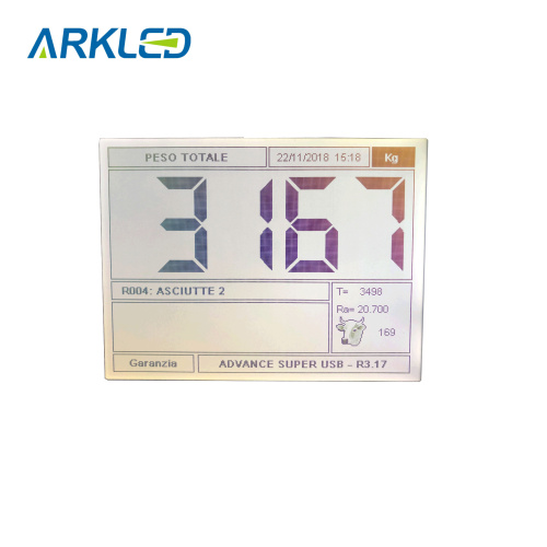 Affichage LCD avec clé tactile pour thermostat intelligent