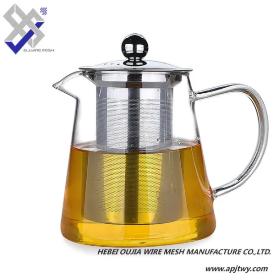 stainless steel perforated teapot filter