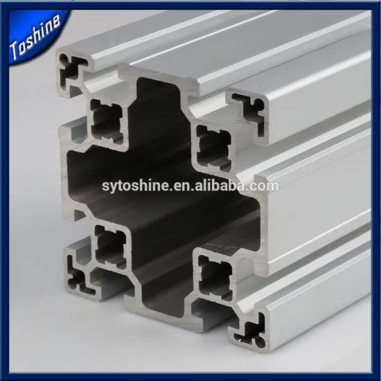 aluminum profile section with groove 10mm slot