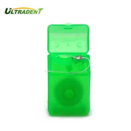 Teeth Shape Dental Floss with Key Ring