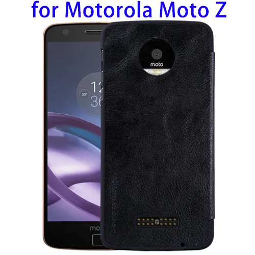 Nillkin PU Leather Phone Back Cover Cases for Moto Z