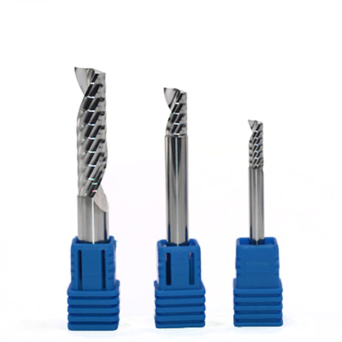 Cut Single Flute Spiral Cutter Bit For Aluminum