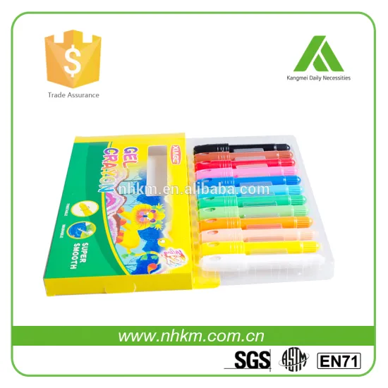 gel crayon with smoothly drawing effect twisted crayon