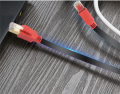 Cable de conexión de red de cable Ethernet Cat8 negro de 50 pies