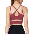 Cross Back Strappy Sports Bra