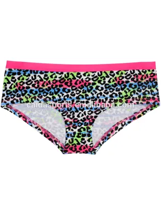 2016 new style cotton girls print underwear suit top bottom