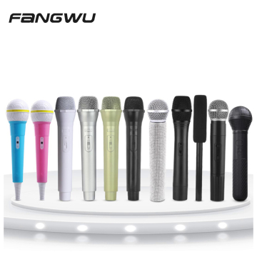 Bulk Factory Artificial Plastic Mic Headset and Fake Microphone Props for Training and Toy Use