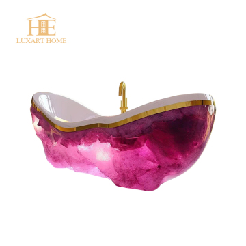 Modern Elegant Luxury Hotel with Crystal Bathtub Design
