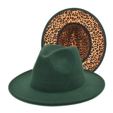 Retro European and American Wind and Sun Protection Leopard Cowboy Hat for Men and Women