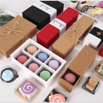 Eco-Friendly Kraft Paper Cookie Boxes for Macarons and Snacks