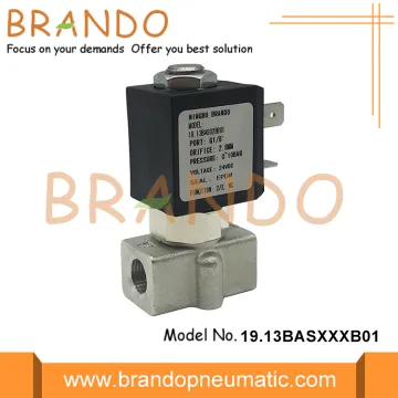 Water Air Stainless Steel Solenoid Valve 1/8'' 24VDC