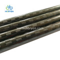 High strength round carbon fiber spread pipe