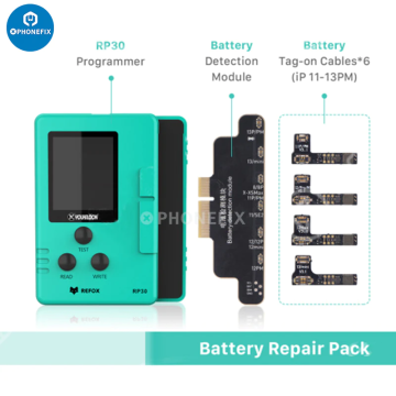 REFOX RP30 With Pre-programmed iPhone Battery Tag-on Cable