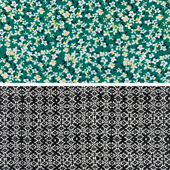 Custom 100 Rayon Floral Printed Women Blouses Fabrics