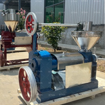 BTMA Screw Oil Press 200kg/h Stainless Steel Material with Cold and Hot Pressing Technology for Sale in India