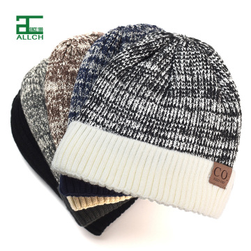 Allch% 100 Saf Yün Örme Beanie Şapkası Özel Logo - Erkekler ve Kadınlar İçin Yumuşak, Sıcak ve Şık