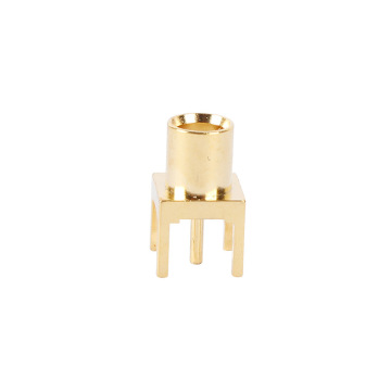 Edge Mount Female MCX Connector for GSM Antenna