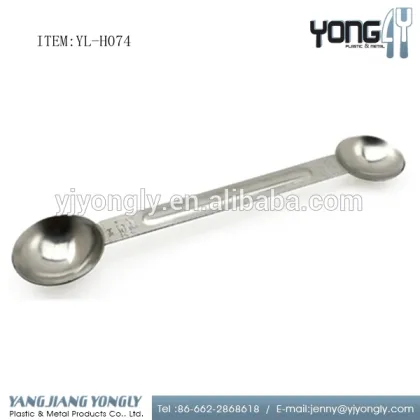 Double Side Stainless Steel Salt Spoon/Measuring Spoon