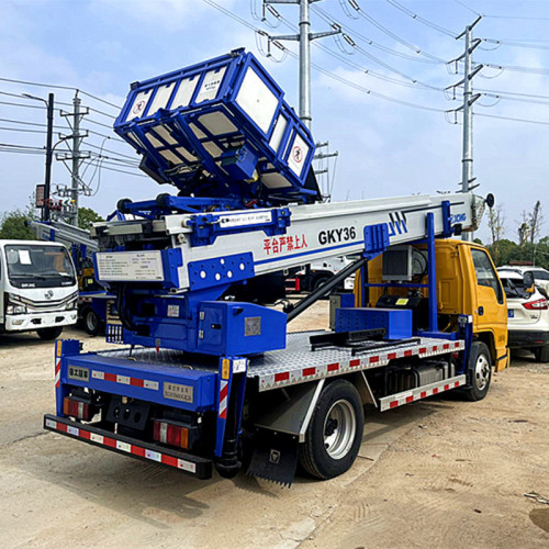 Используется xugong 36 -метровый лестничный грузовик