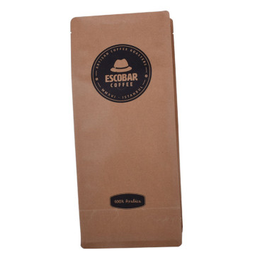 Custom Printed Square Bottom Coffee Bags Wholesale With Degassing Valve For Small Business