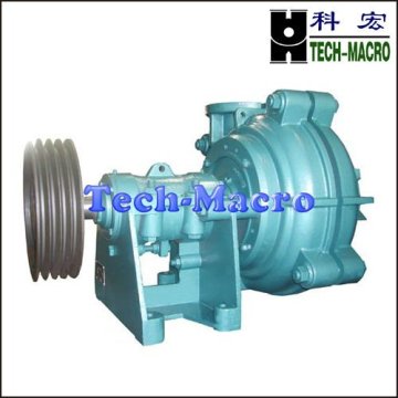 Centrifugal slurry pump for transporting high hardness slurry