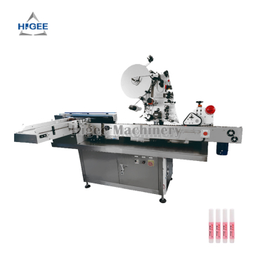 Macchina per etichetta per sigari per rossetto a palla a palla automatica - Applicatore etichetta per etichetta del tubo flacele