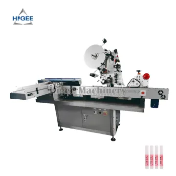 Auto Ampoule Ball Pen Lipstick Cigar Labeling Machine - Vial Tube Sticker Label Applicator