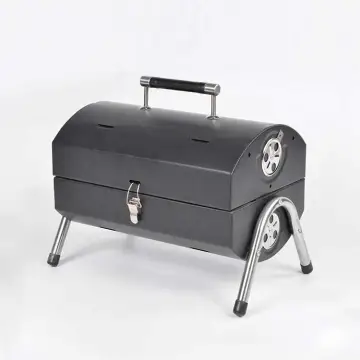 two cooking side barbecue portable barrel smoker barrel charcoal bbq grill for indoor