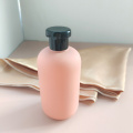 HDPE matte finished plastic shampoo lotion bottle