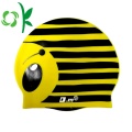 Personlig Silikon Öronskydd Design Swim Cap Hat