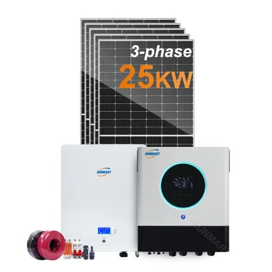 Whole Home 25kW Solar Panel System: 3-Phase, 380V Hybrid Solution