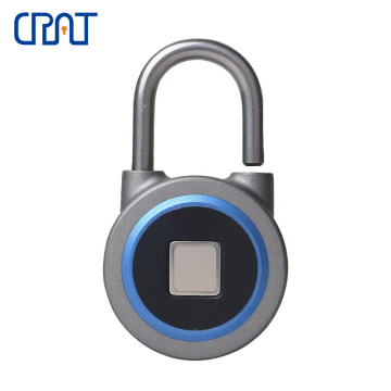 Padlock de impressão digital Bluetooth redondo cadeado