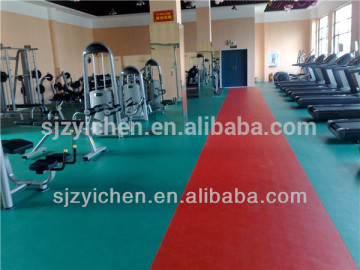 PVC Roll Sports Court Floor for GYM Venues fitness center