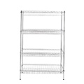 Chrome 4 Tier Wire Storage Storage Rack ράφια