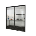 Track Custom Double Glazed Aluminum Sliding Door