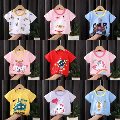 Summer Kids Clothing Sets: Boys T-Shirts & Girls T-Shirts - 1 PC Short Sleeve T-Shirt